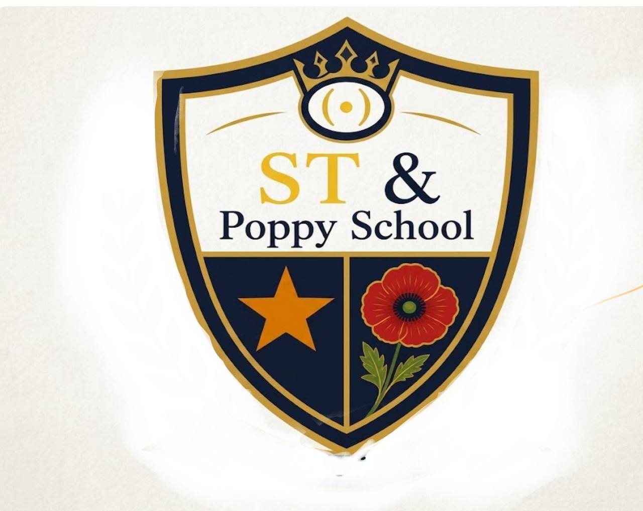 ST & Poppy School logo